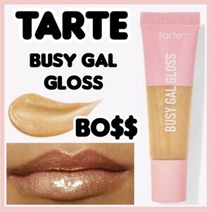 Tarte Busy Gal Gloss in BO$$ NIB